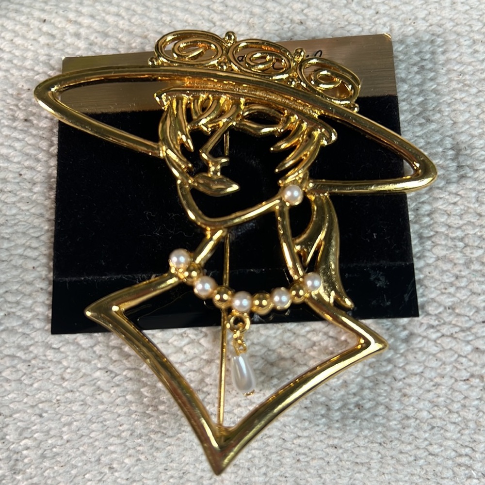 💫Elegant Gold and Pearl Women's Brooch - Picture 9 of 9